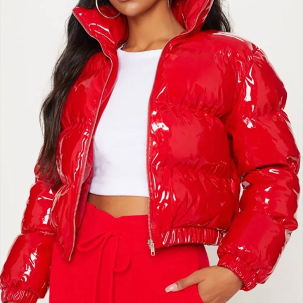 COPY - PLT red bubble coat